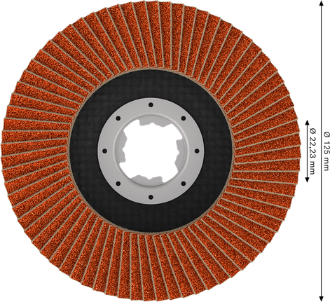 Lamelový kotouč Bosch EXPERT X782 125 mm G80 X-LOCK.